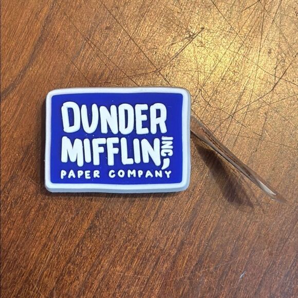 NWT Crocs Jibbitz The Office - Dunder Mifflin Shoe Charm - Picture 1 of 3